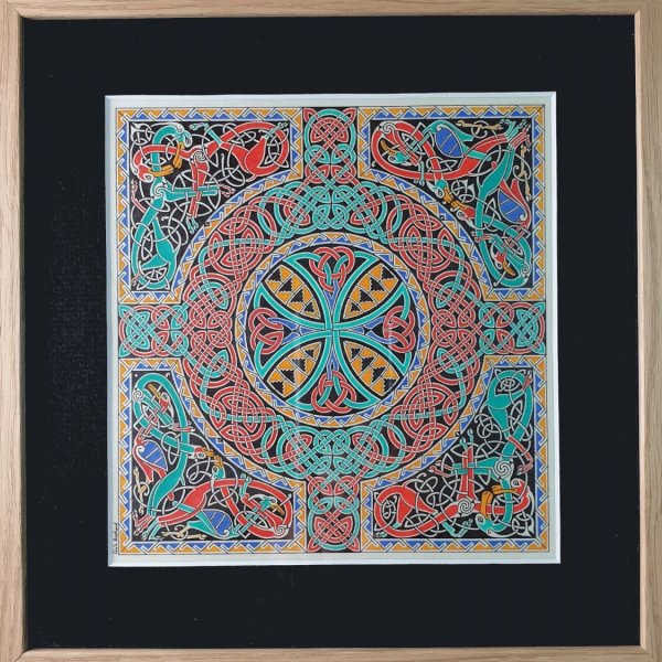 Ilumina&ccedil;&atilde;o de ilha emoldurada (Celta)