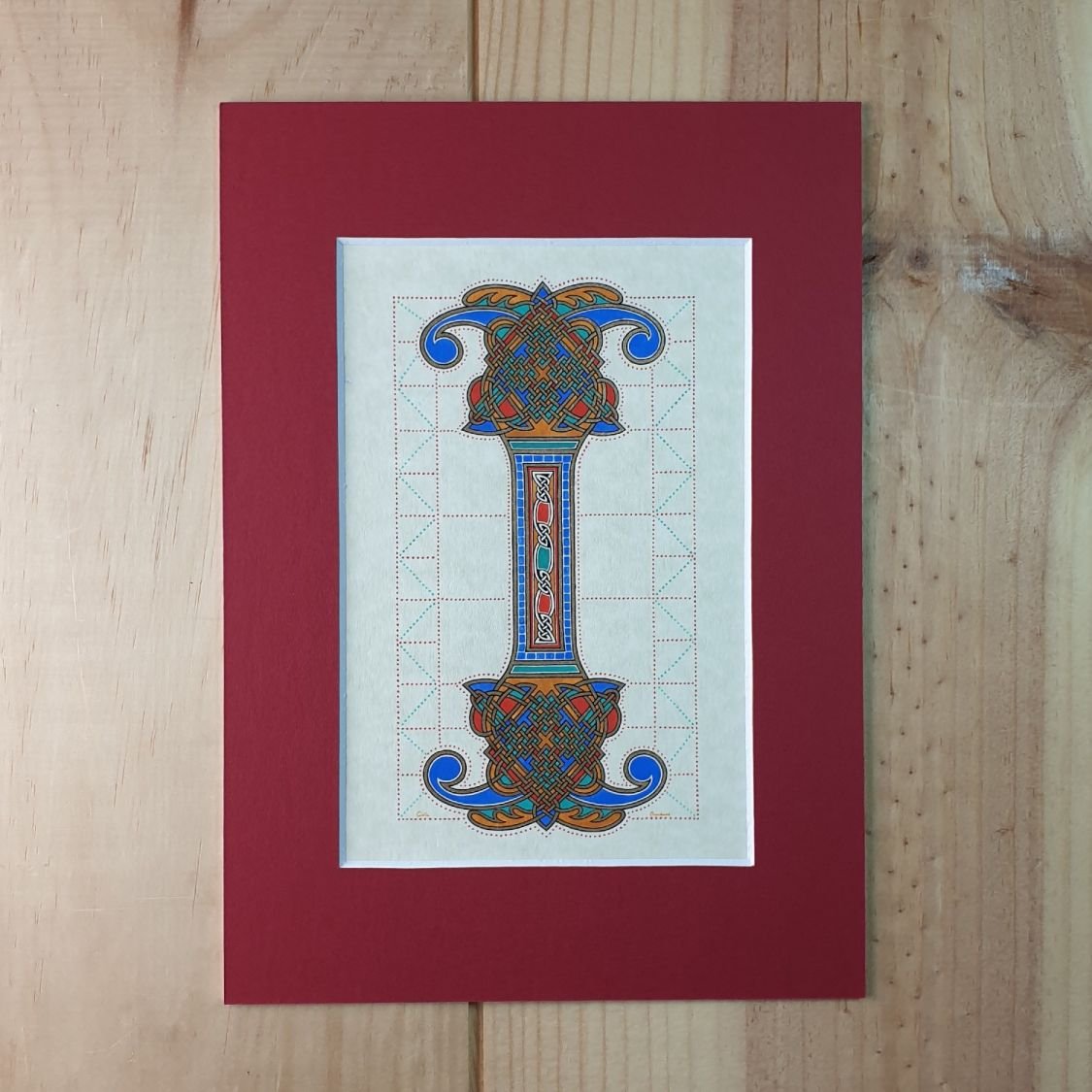 Carta iluminada I estilo franco-saxão