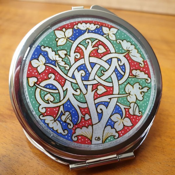 Espelho de saco "videira branca