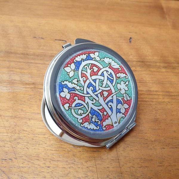 Espelho de saco "videira branca